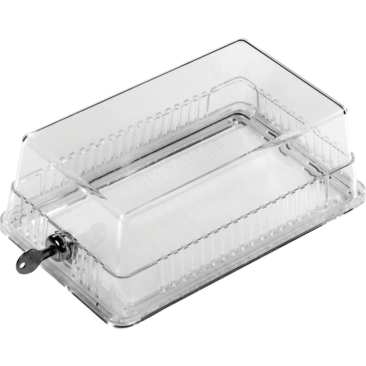 White Rodgers Clear Cover/Solid Baseplate 8-1/4 In. 5-3/8 In. Thermostat Guard