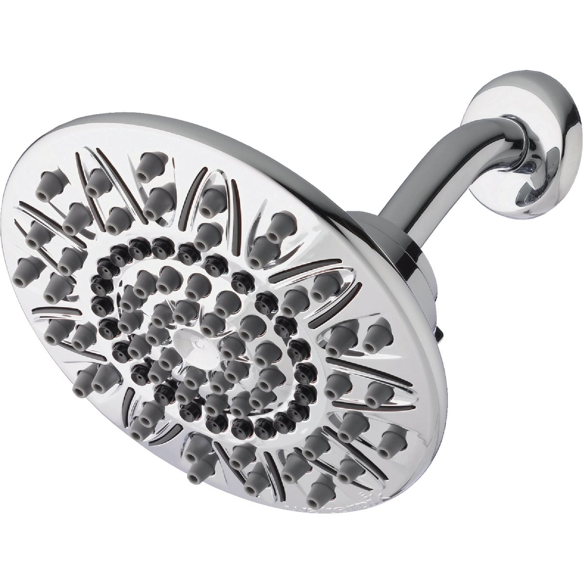 Waterpik RainFall+ Rain Shower 7-Spray 1.8 GPM Fixed Showerhead, Chrome