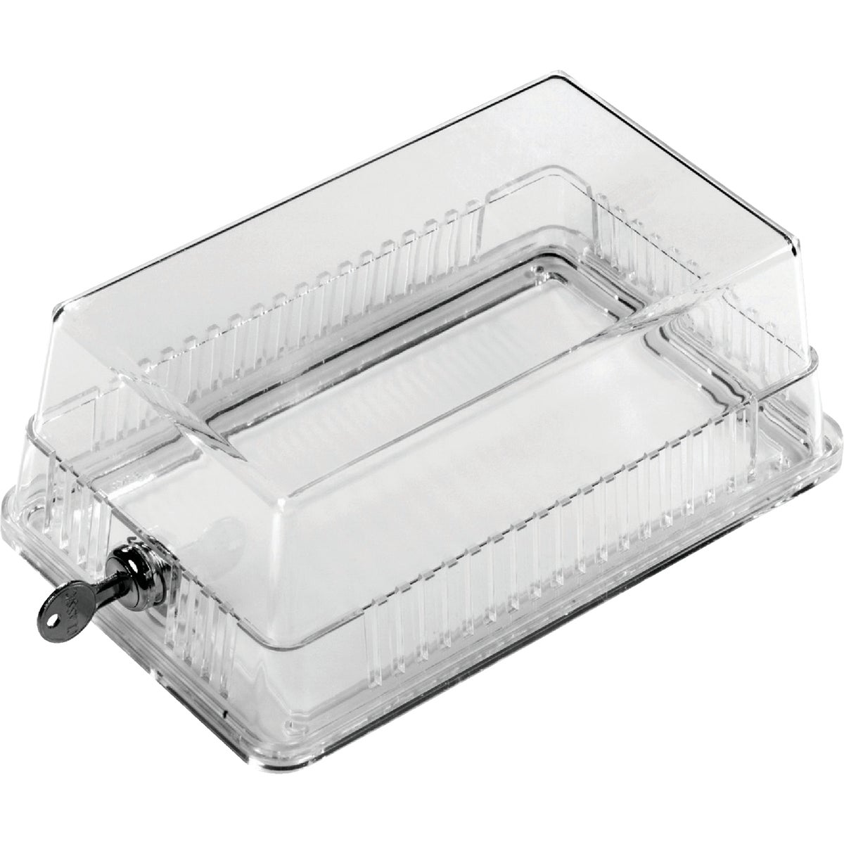 White Rodgers Clear Cover/Solid Baseplate 6-3/8 In. 3-1/2 In. Thermostat Guard