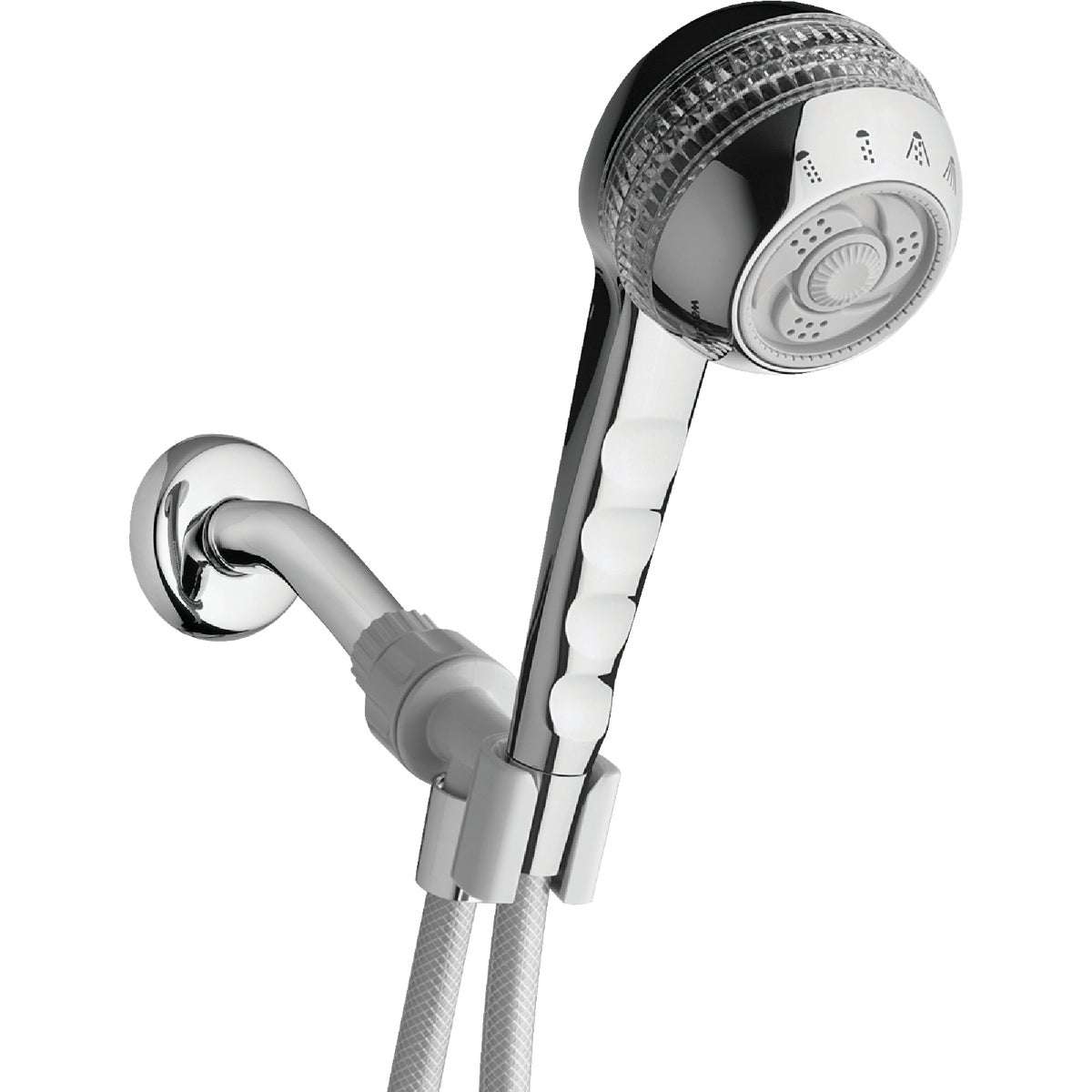 Waterpik PowerSpray+ 4-Spray 1.8 GPM Handheld Shower, Chrome