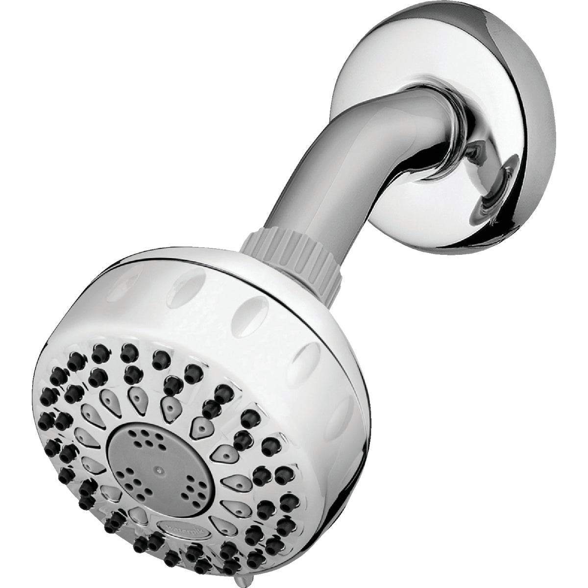 Waterpik PowerSpray+ 5-Spray 1.8 GPM Fixed Shower Head, Chrome