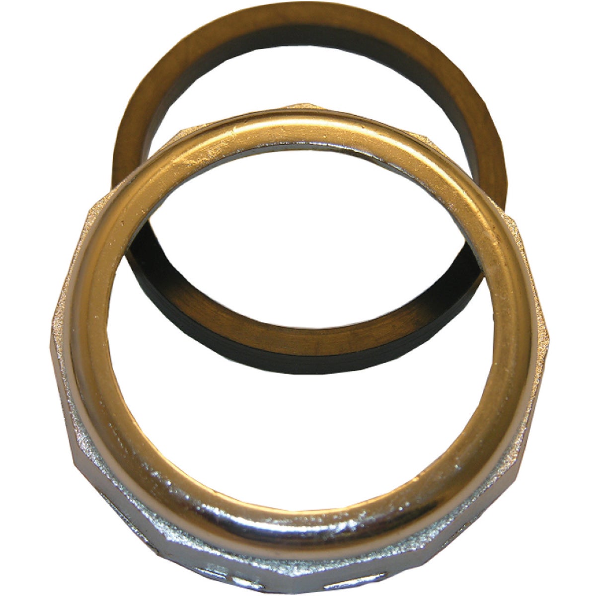 Lasco 1-1/2 In. x 1-1/2 In. Chrome Plated Slip Joint Nut and Washer