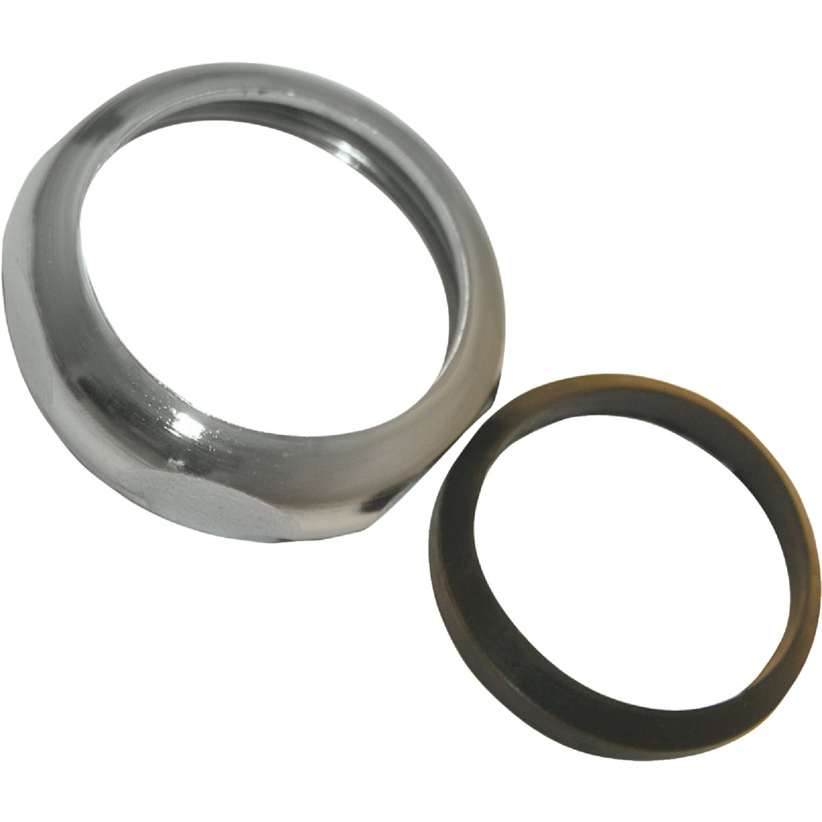 Lasco 1-1/2 In. x 1-1/2 In. Chrome Plated Slip Joint Nut and Washer