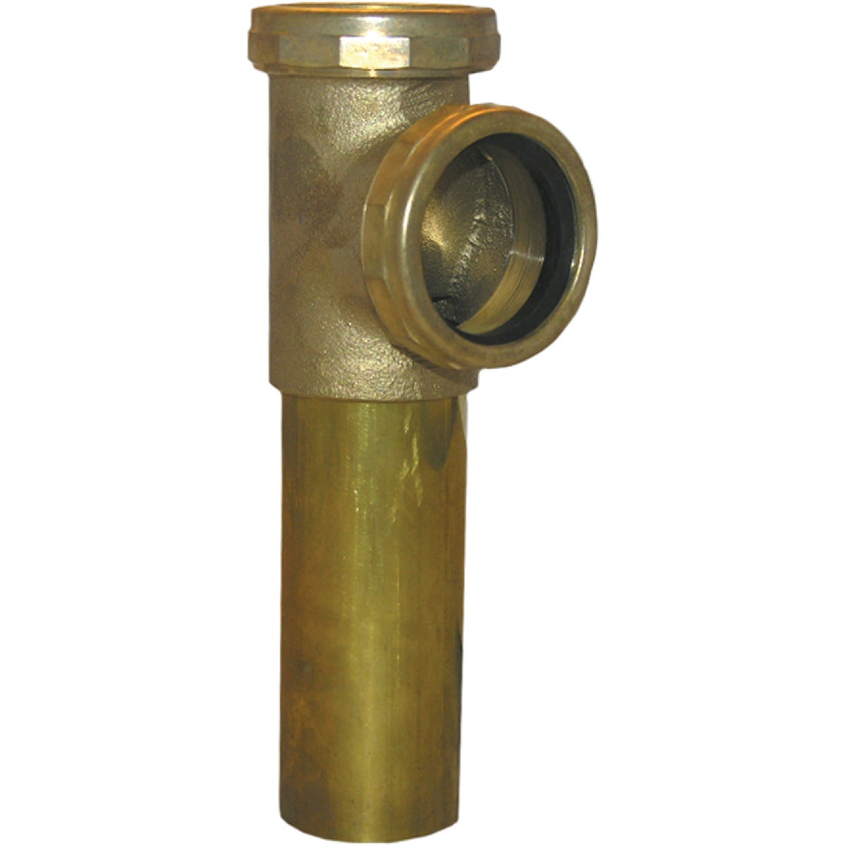 Lasco 1-1/2 In. Rough Brass End Outlet Tee