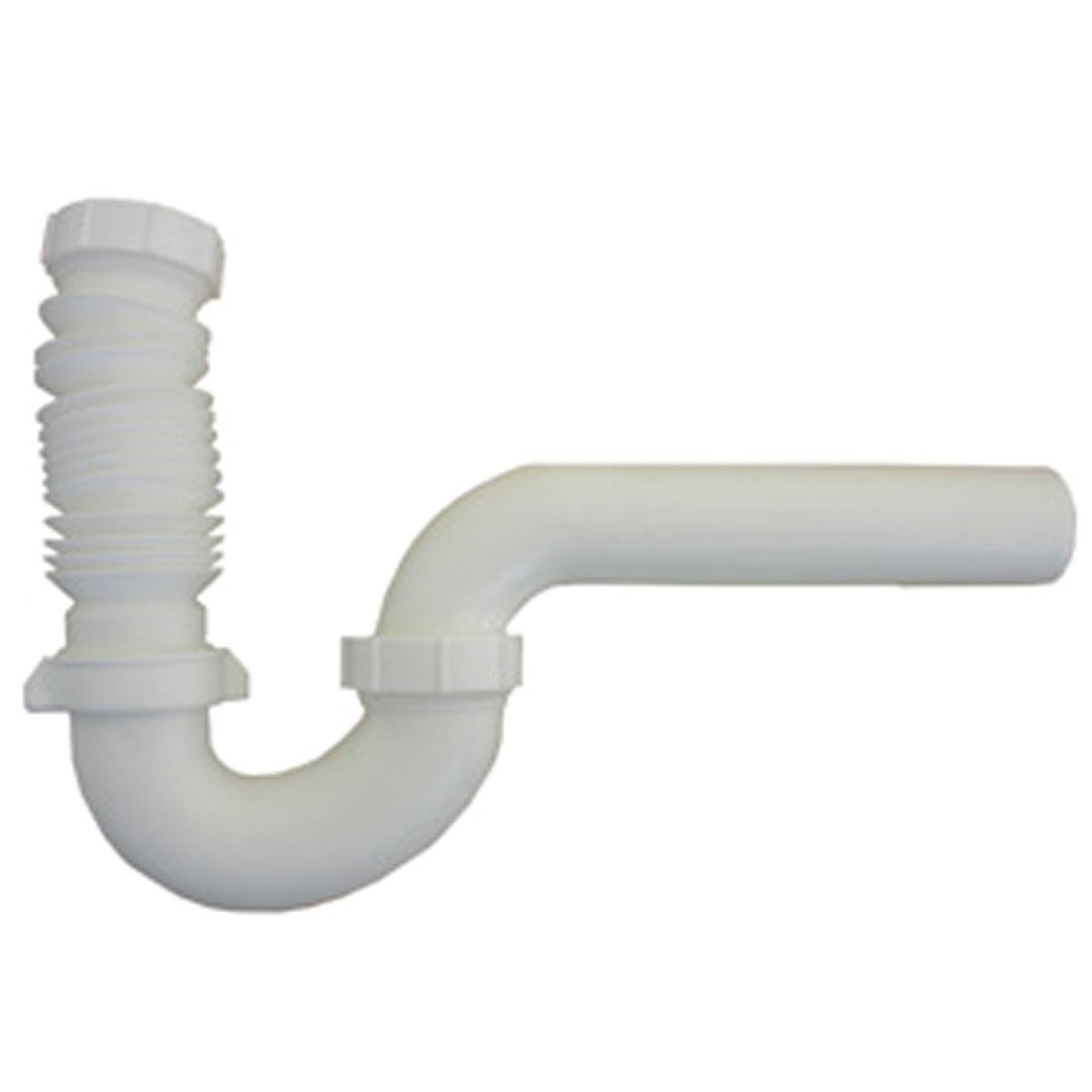 Lasco 1-1/2 In. White Plastic P-Trap