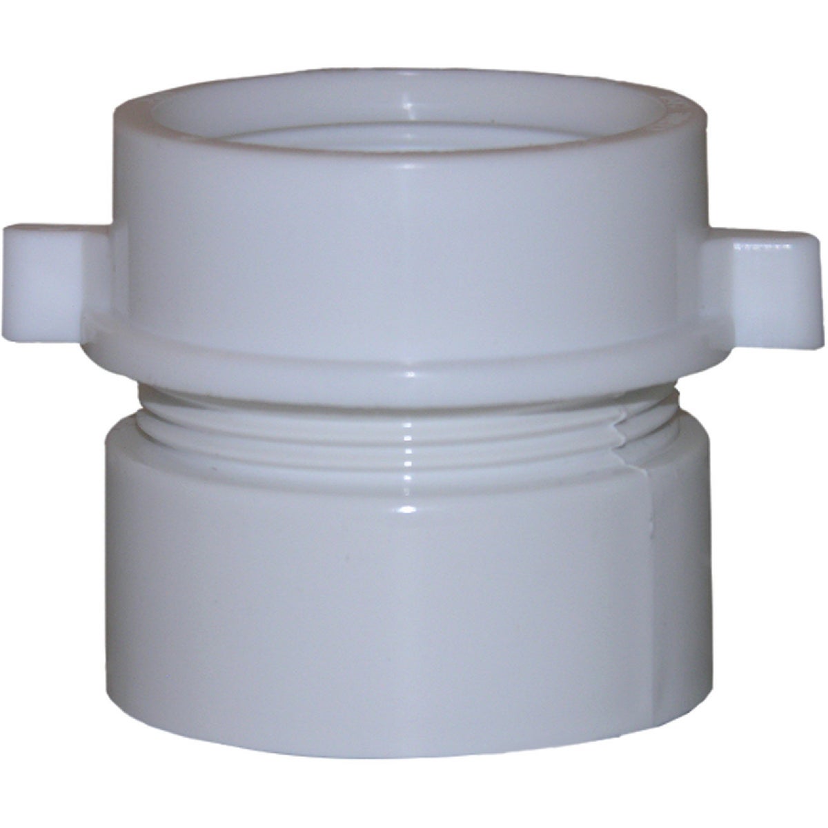 Lasco 1-1/2 In. x 1-1/2 In. White PVC Waste Adapter