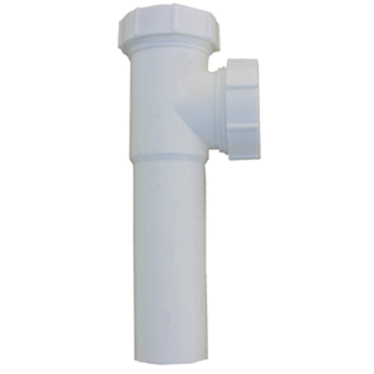 Lasco 1-1/2 In. OD White Plastic End Outlet Tee