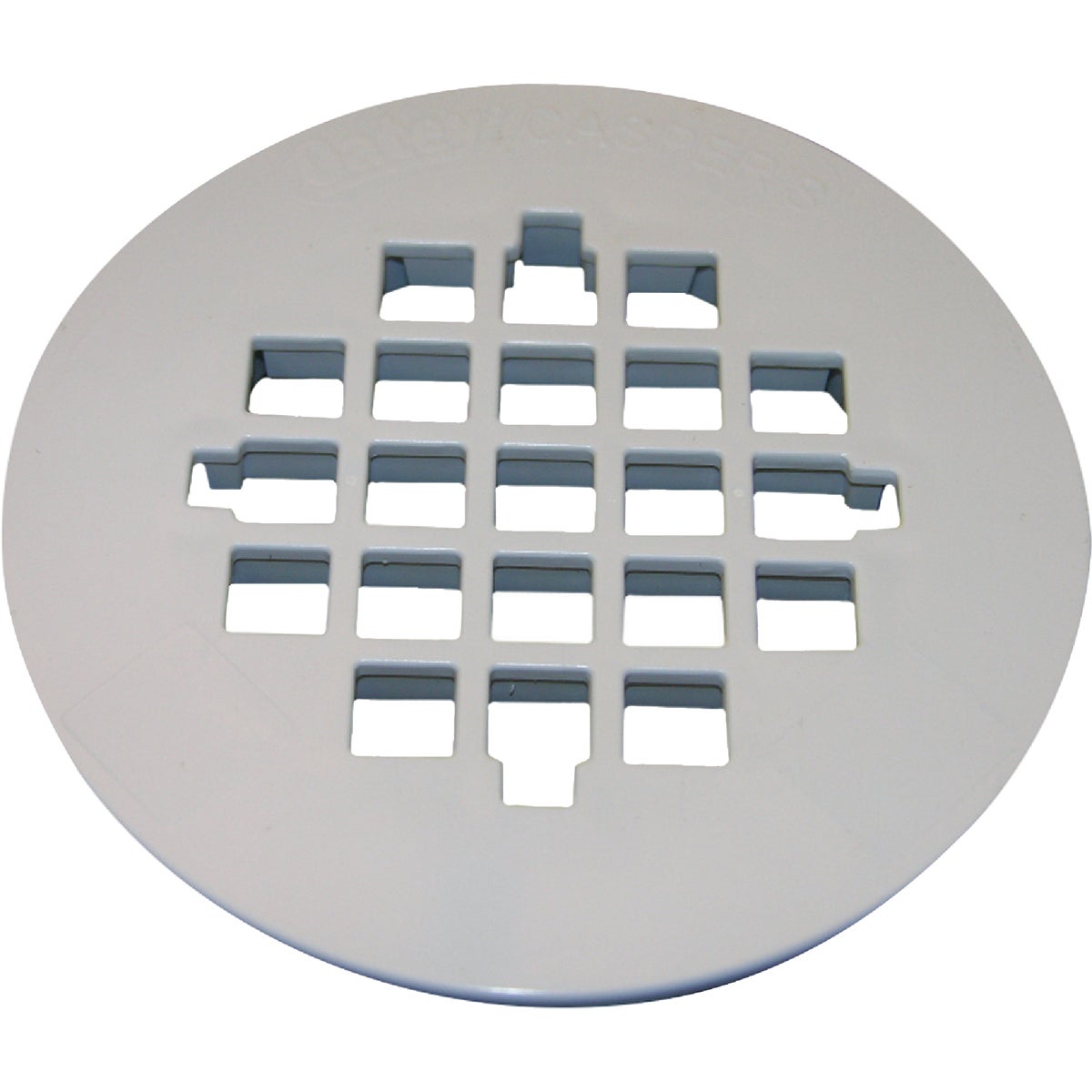 Lasco 3 In. White Plastic Snap-In Casper Style Shower Drain Strainer