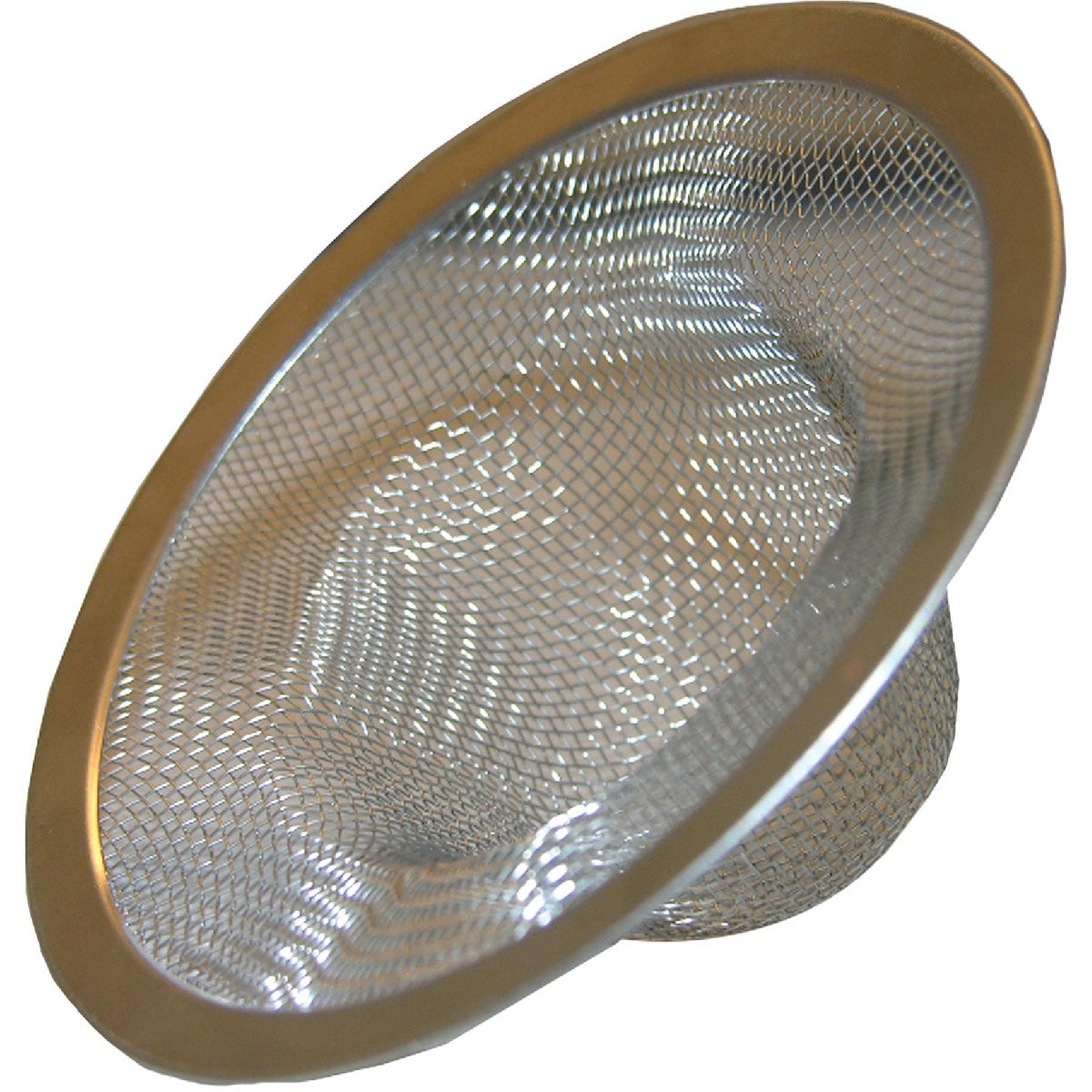 Lasco 3-5/8 In. Stainless Steel Mesh Shower Drain Strainer with Chrome Rim