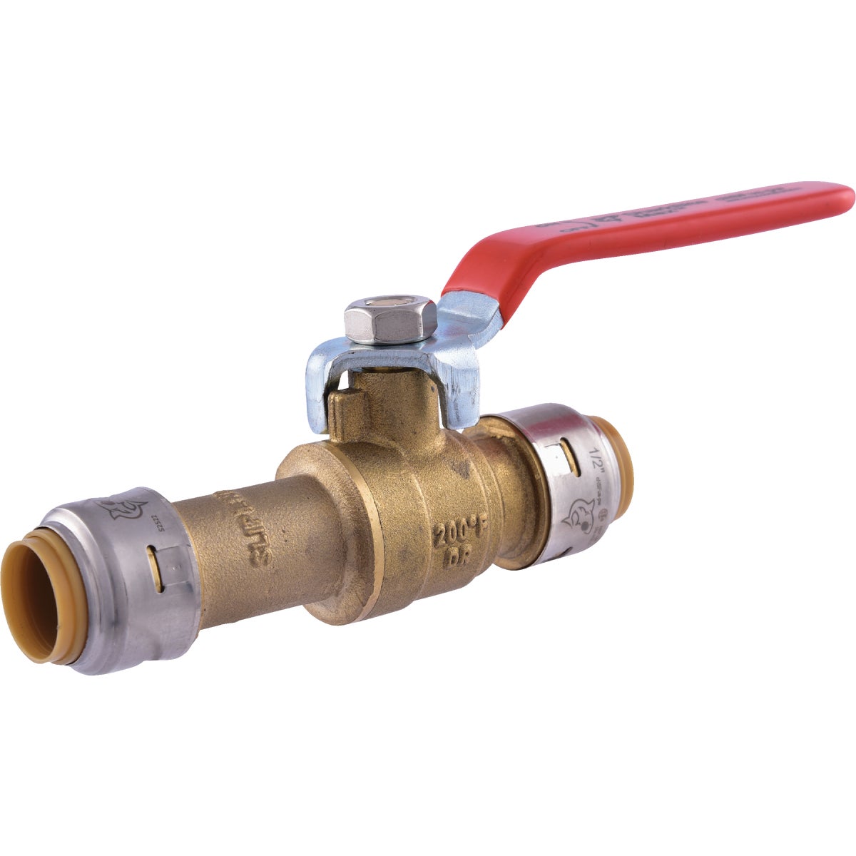 SharkBite 1/2 In. Brass Push-Fit Slip Ball Valve