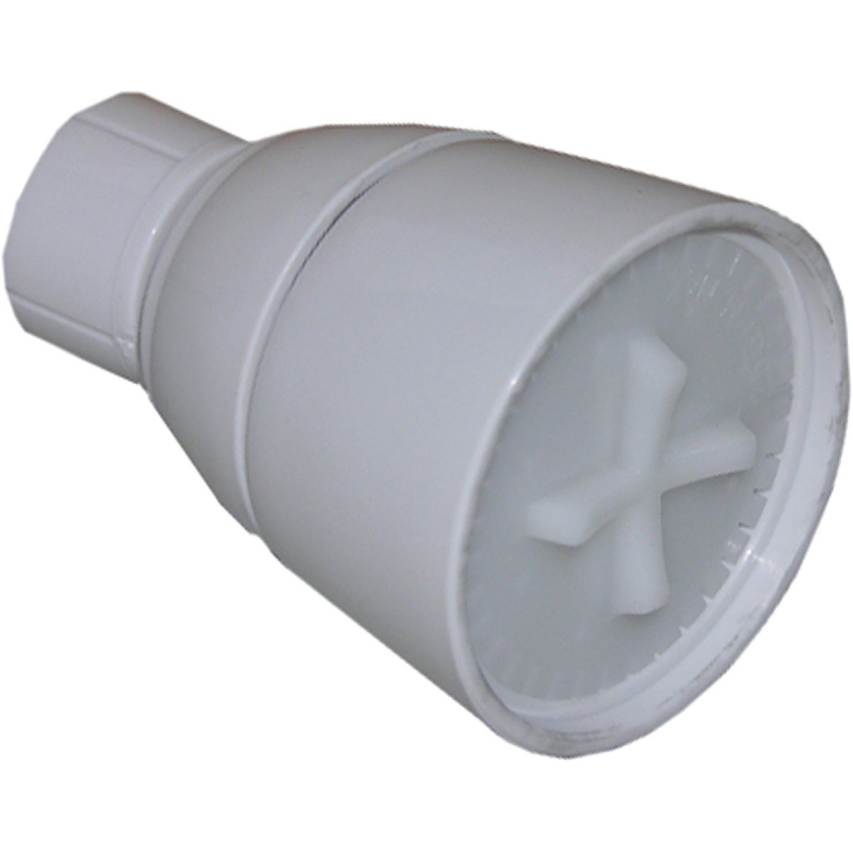 Lasco 1-Spray 2.5 GPM Fixed Showerhead, White