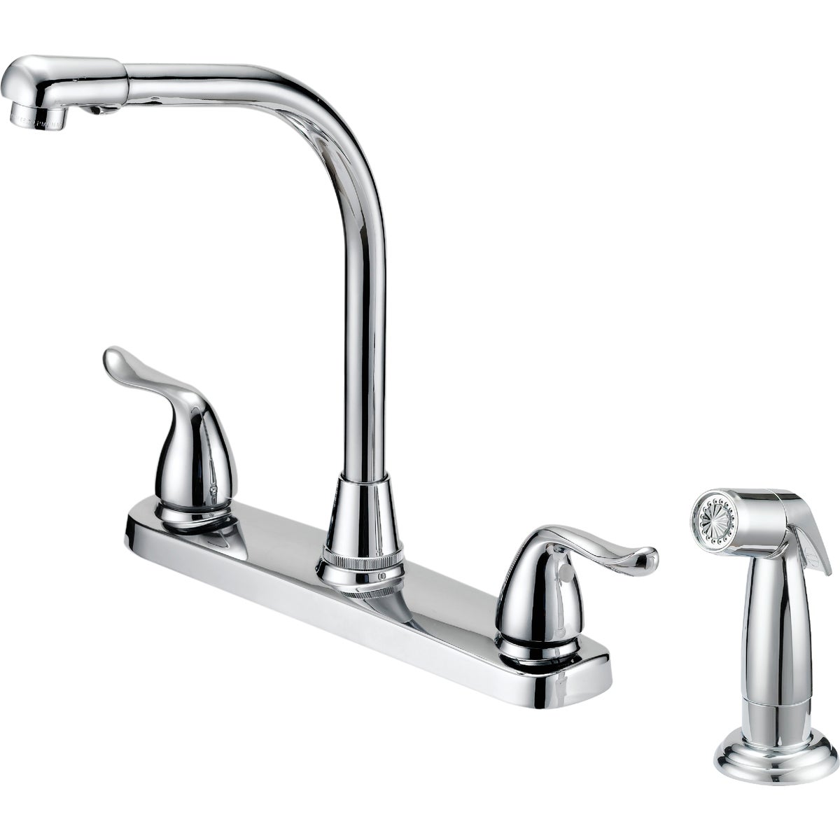 CHR KTCHN FAUCET W/SPRY