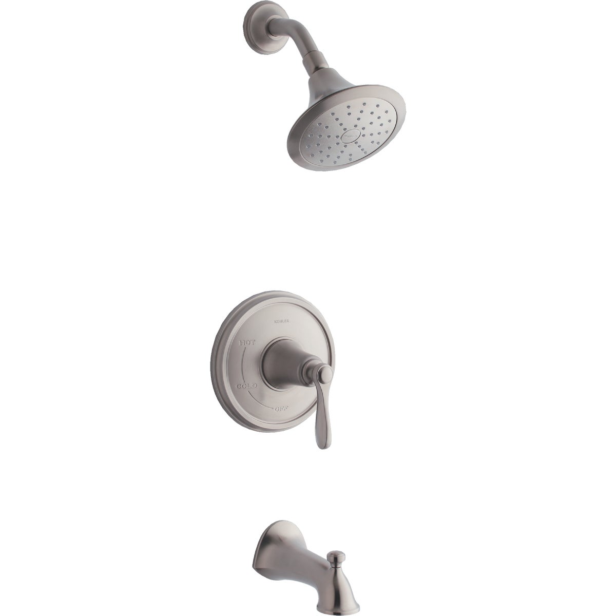 Kohler Mistos Brushed Nickel Single-Handle Tub & Shower Faucet