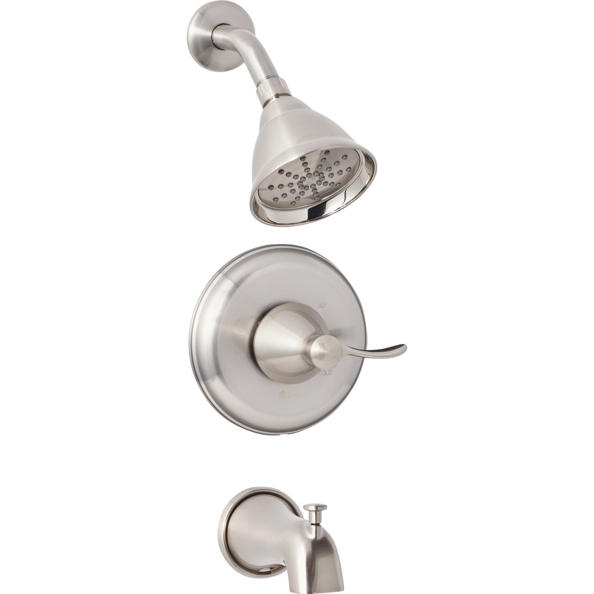 Home Impressions Brushed Nickel Traditional Single-Handle Lever Tub & Shower Faucet