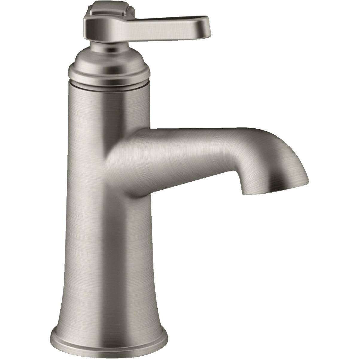 Kohler Georgeson Brushed Nickel 1-Handle Lever 4 In. Centerset Bathroom Faucet with Pop-Up