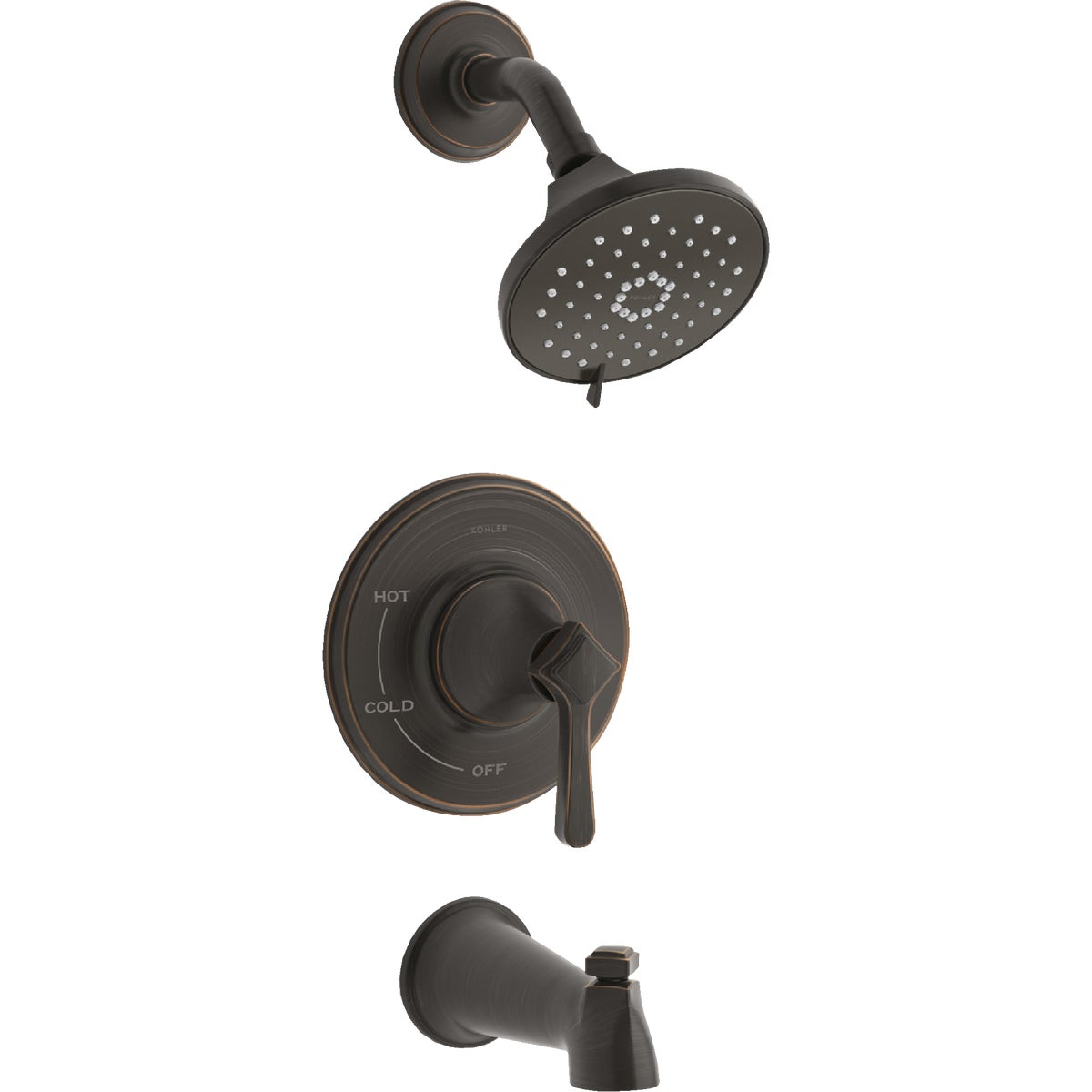 Kohler Georgeson Oil-Rubbed Bronze Single-Handle Water-Saving Tub & Shower Faucet
