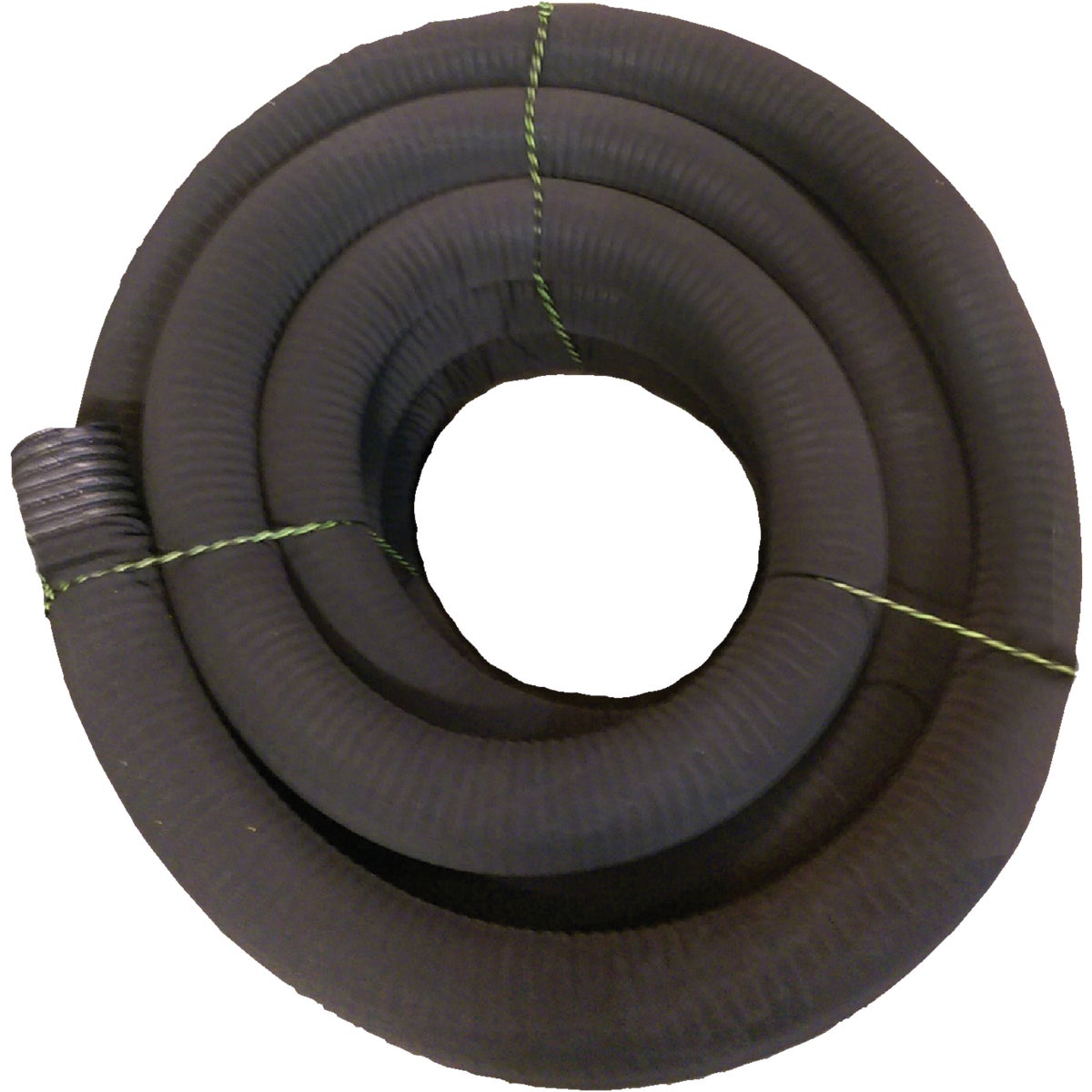 Advanced Drainage Systems 3 In. X 100 Ft. Perforated Corrugated Drain Pipe with Filter Sock