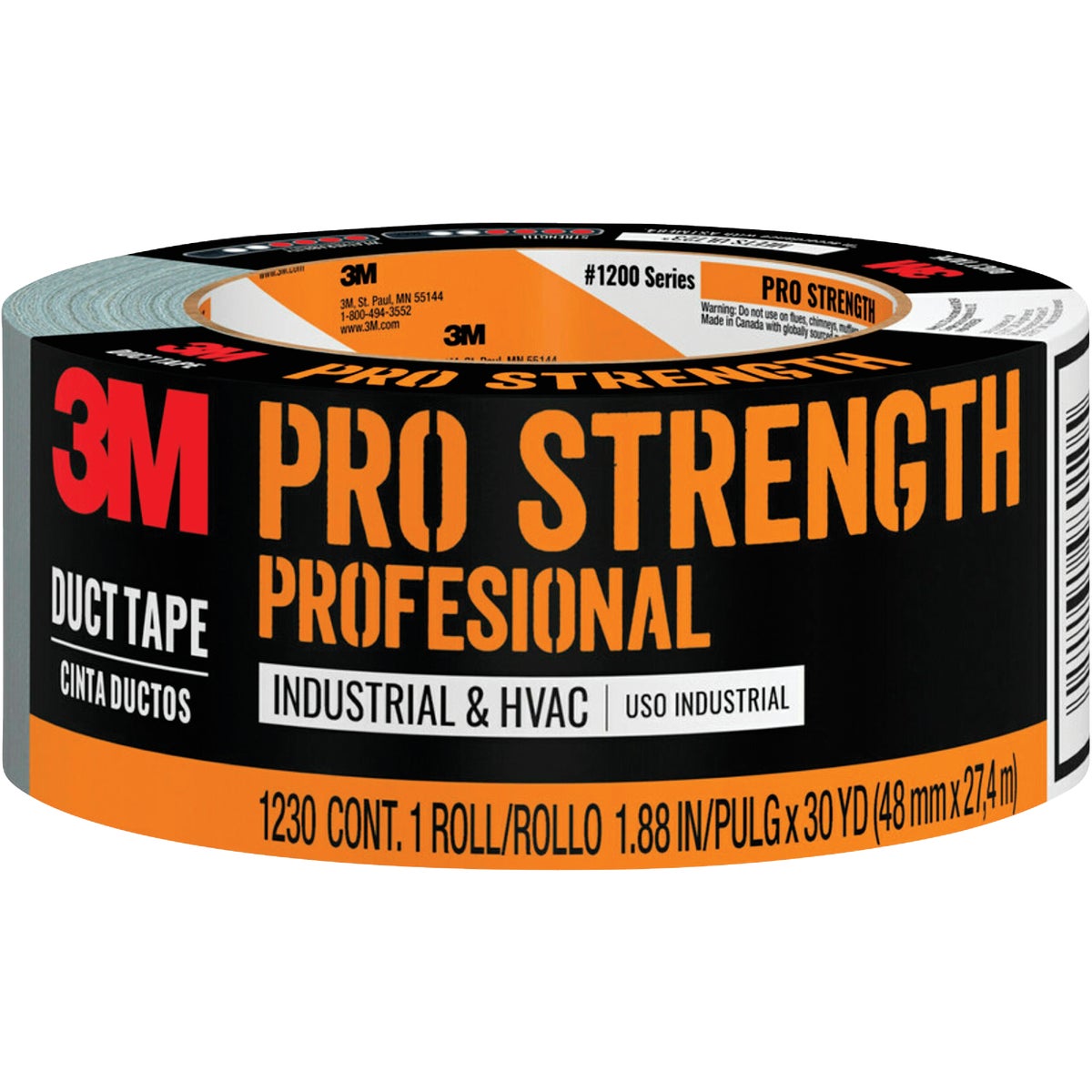 Scotch 1.88 In. x 30 Yd. Pro Strength Duct Tape, Gray