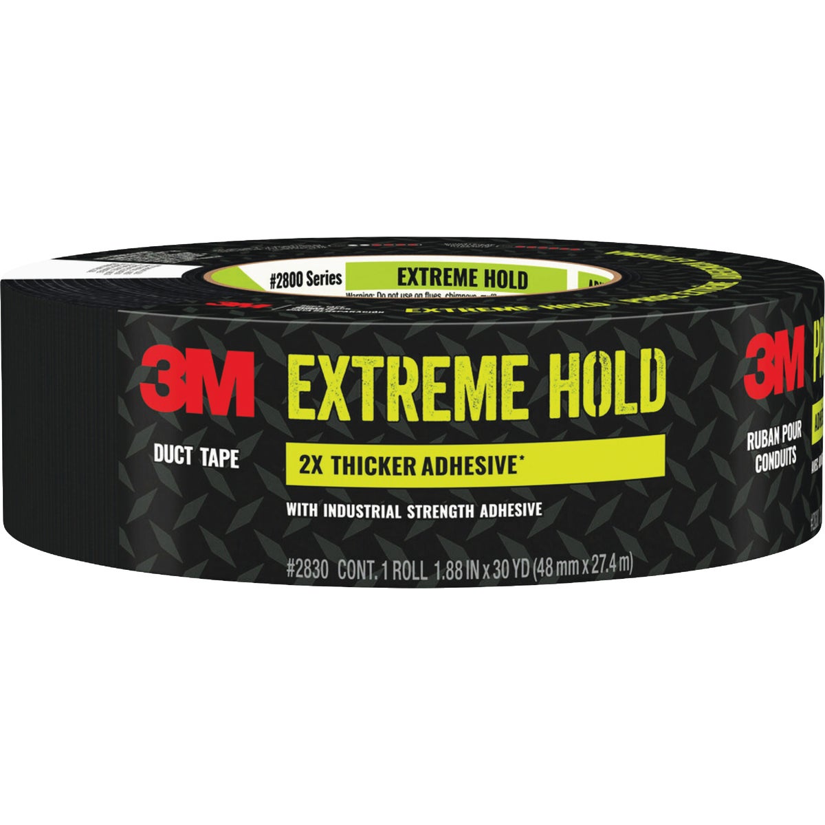 3M 1.88 In. x 30 Yd. Extreme Hold Duct Tape, Black