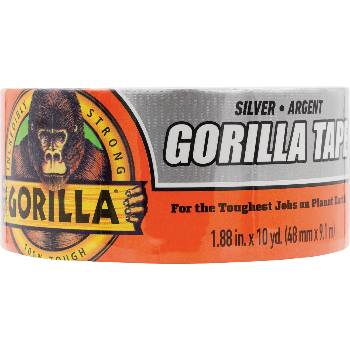 Gorilla 1.88 In. x 10 Yd. Heavy-Duty Duct Tape, Silver