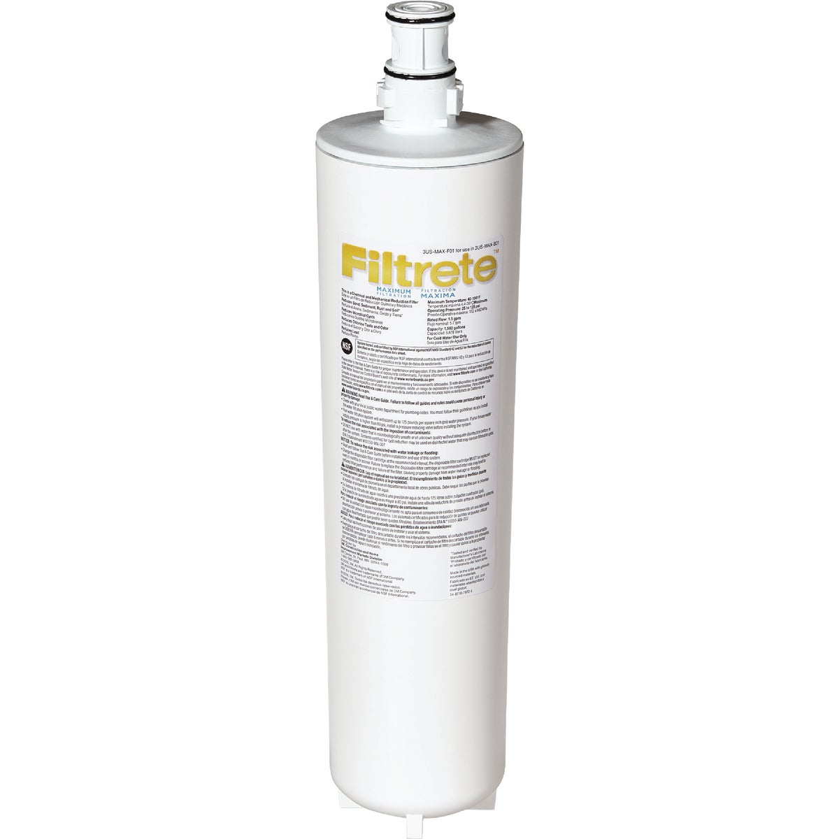 3M Filtrete Maximum Under Sink Water Filter Cartridge