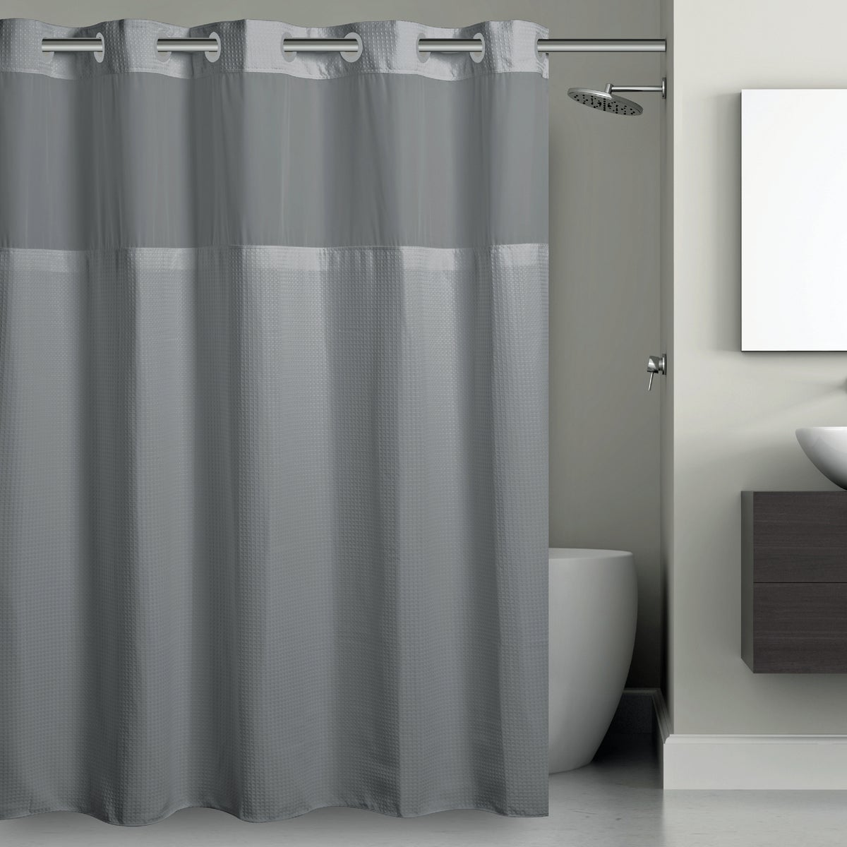 HOOKLESS SHOWER CURTAIN