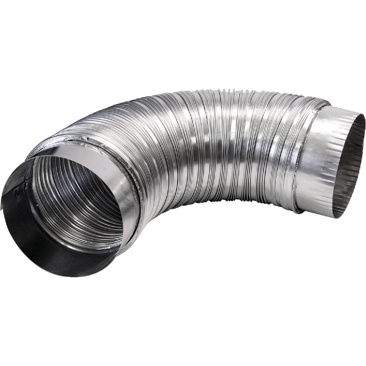 Dundas Jafine 4 In. x 2 Ft. Aluminum Semi-Rigid Dryer Duct with Collars