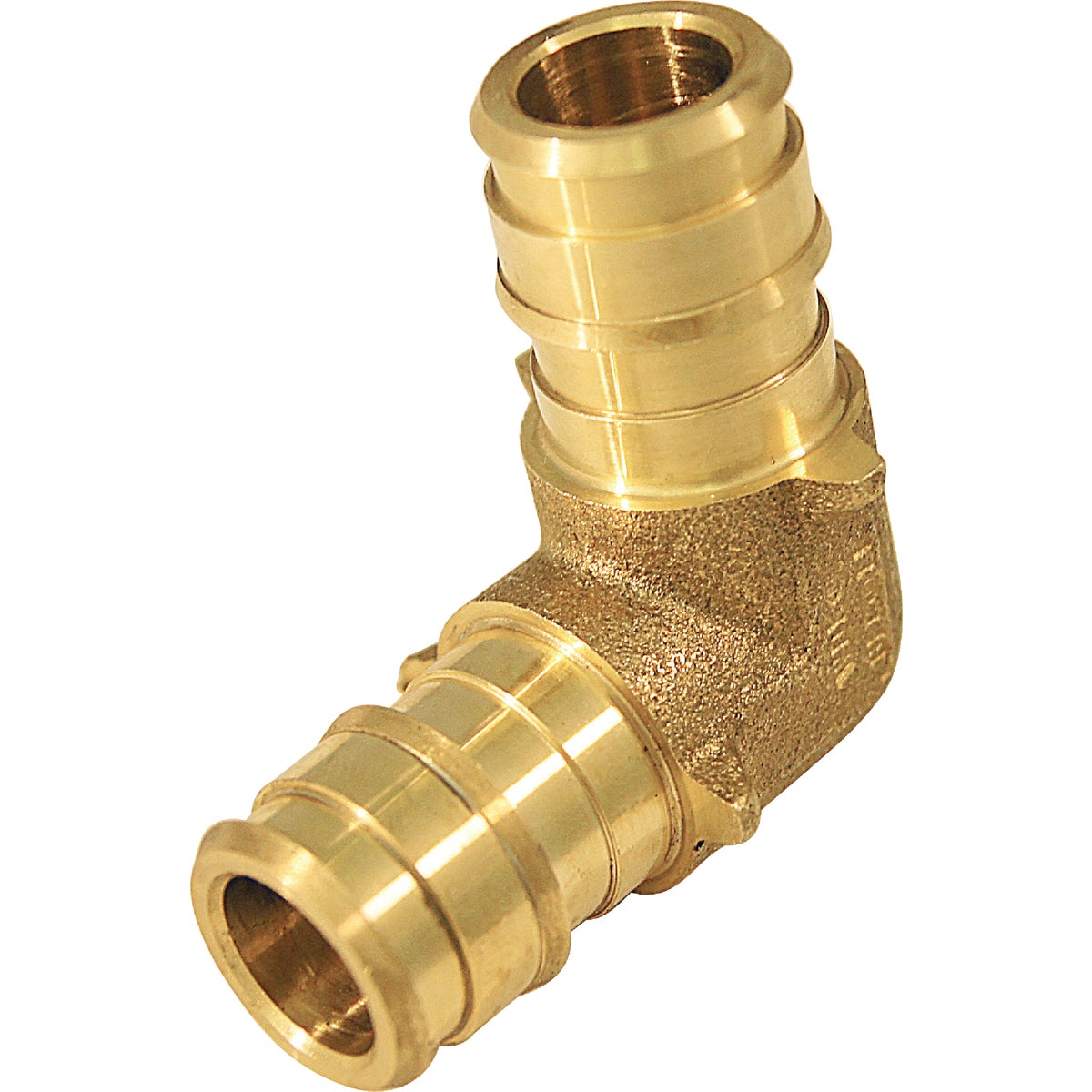 Apollo Retail 1/2 In. Barb x 3/4 In. Barb 90 Deg. Brass Reducing PEX A Elbow (1/4 Bend)