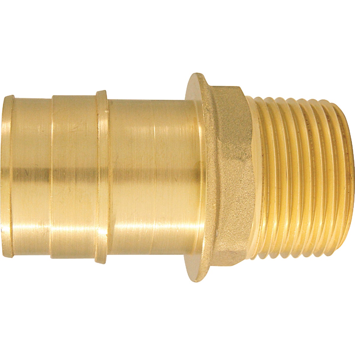 Apollo Retail 1 In. x 3/4 In. Brass Insert Fitting MIP PEX A Adapter