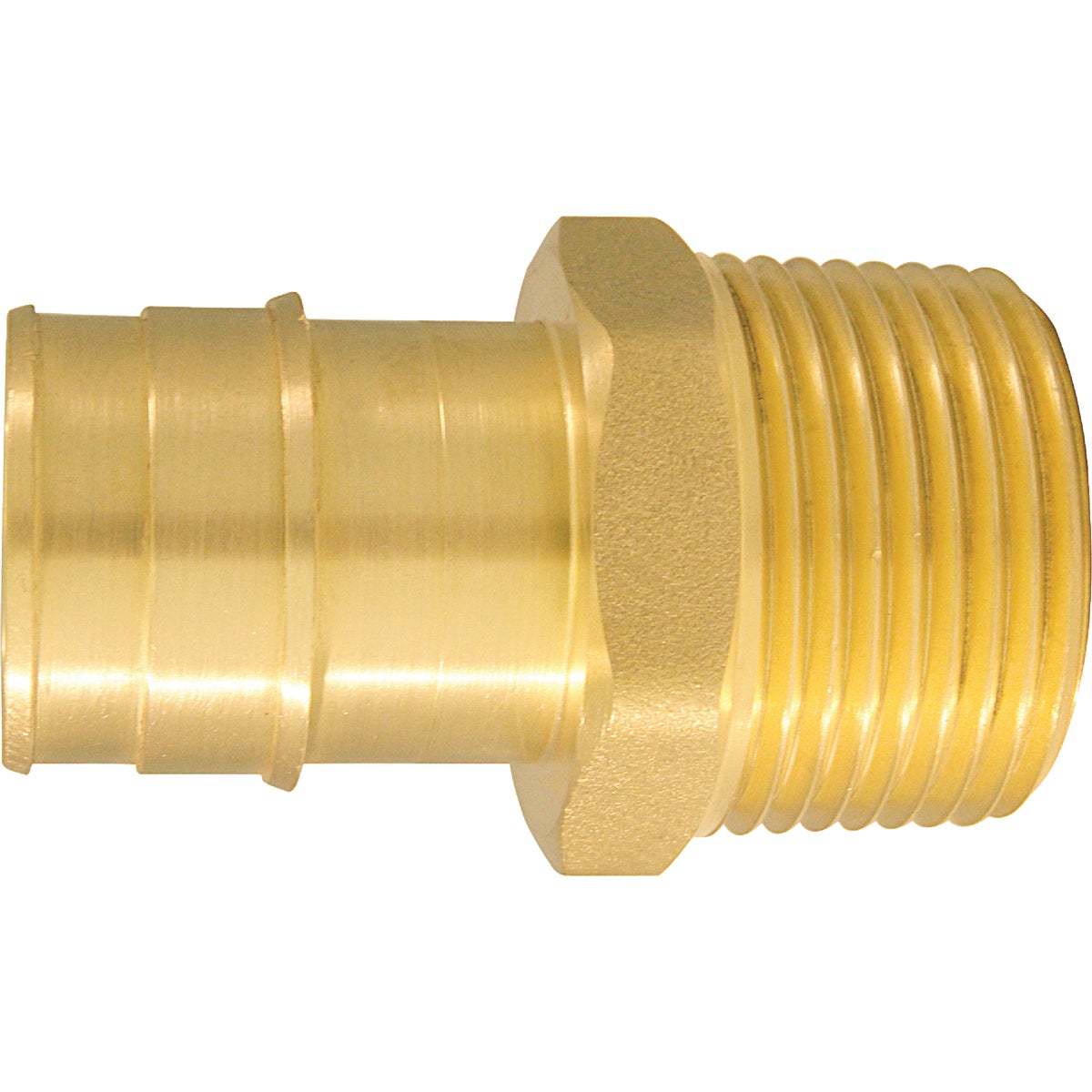 Apollo Retail 1 In. x 1 In. Brass Insert Fitting MIP PEX A Adapter