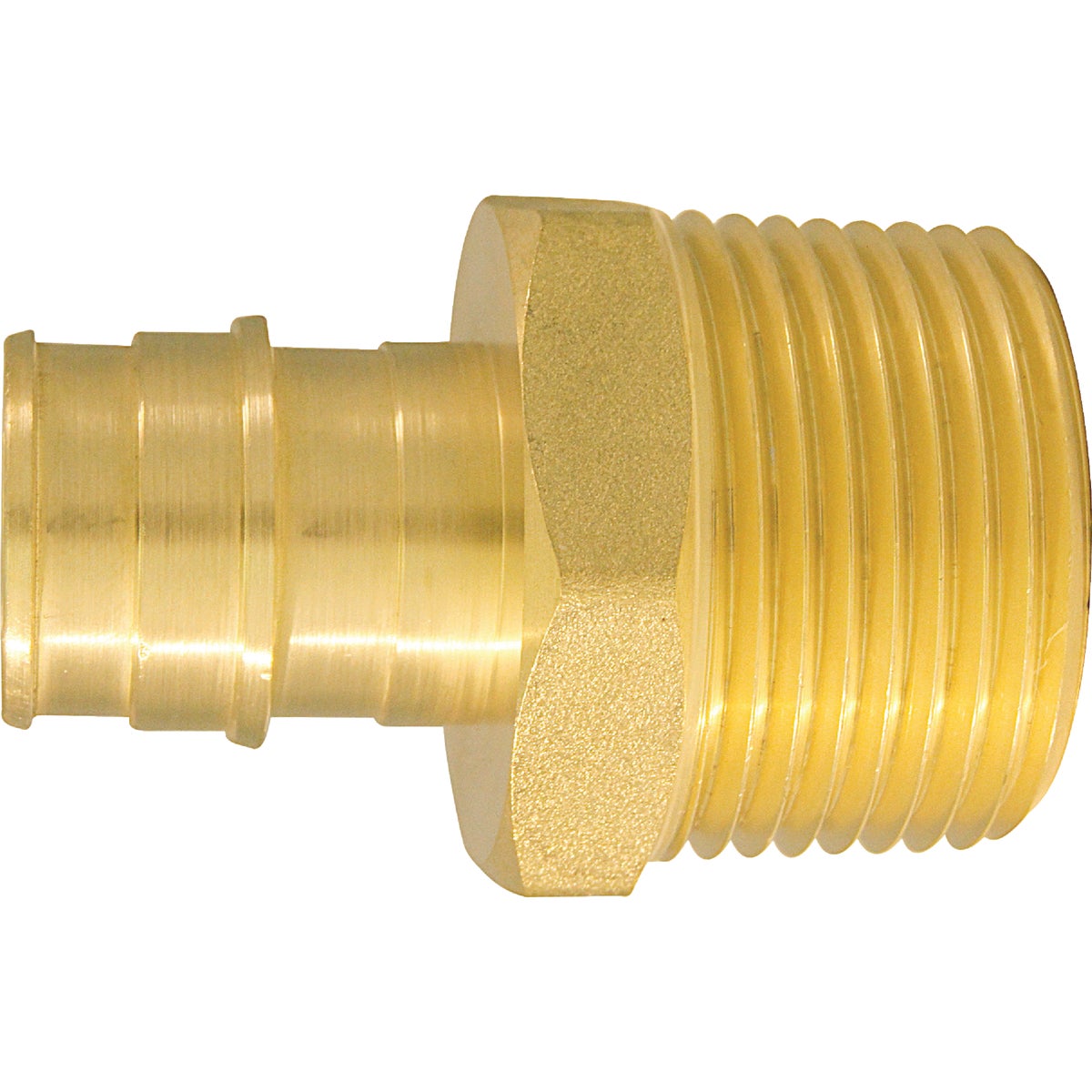 Apollo Retail 3/4 In. x 1 In. Brass Insert Fitting MIP PEX A Adapter