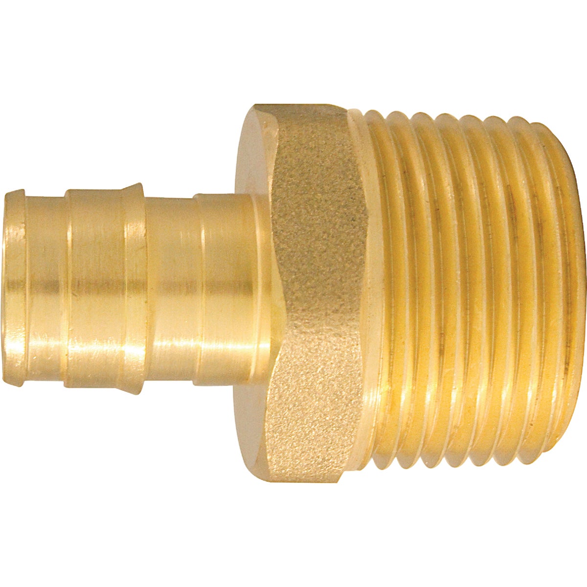 Apollo Retail 1/2 In. x 3/4 In.Brass Insert Fitting MIP PEX A Adapter