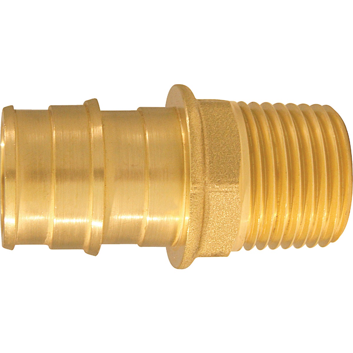 Apollo Retail 3/4 In. x 1/2 In. Brass Insert Fitting MIP PEX A Adapter