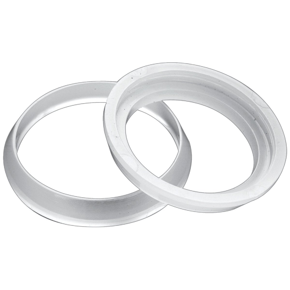 Do it 1-1/4 In. x 1-1/4 In. Clear Poly Slip Joint Washer (2-Pack)