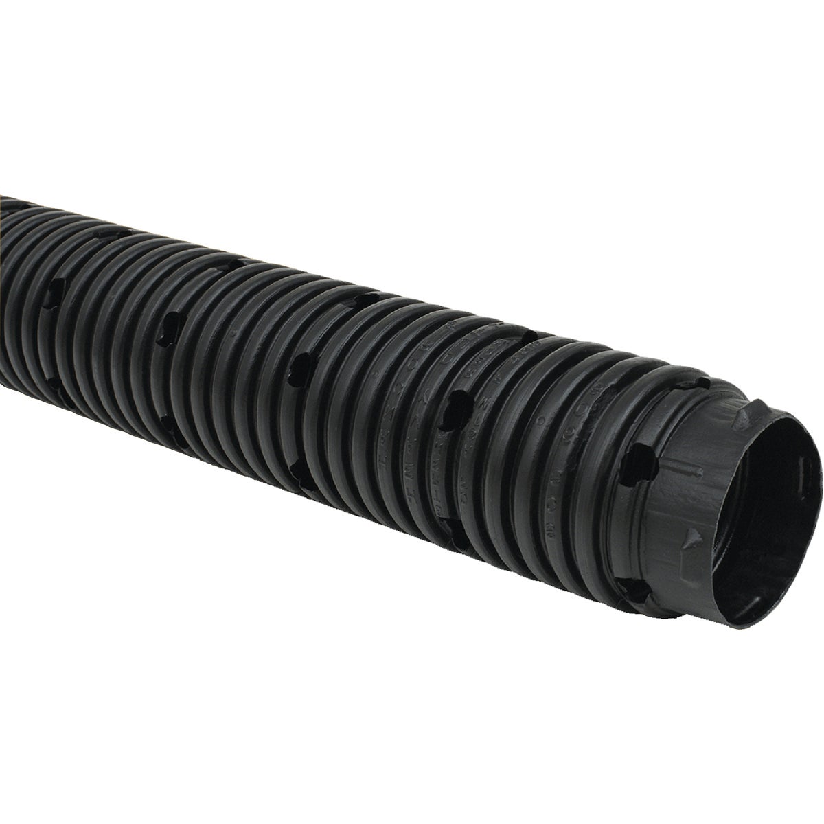 Advanced Drainage Systems 4 In. X 10 Ft. Polyethylene Corrugated Septic Pipe