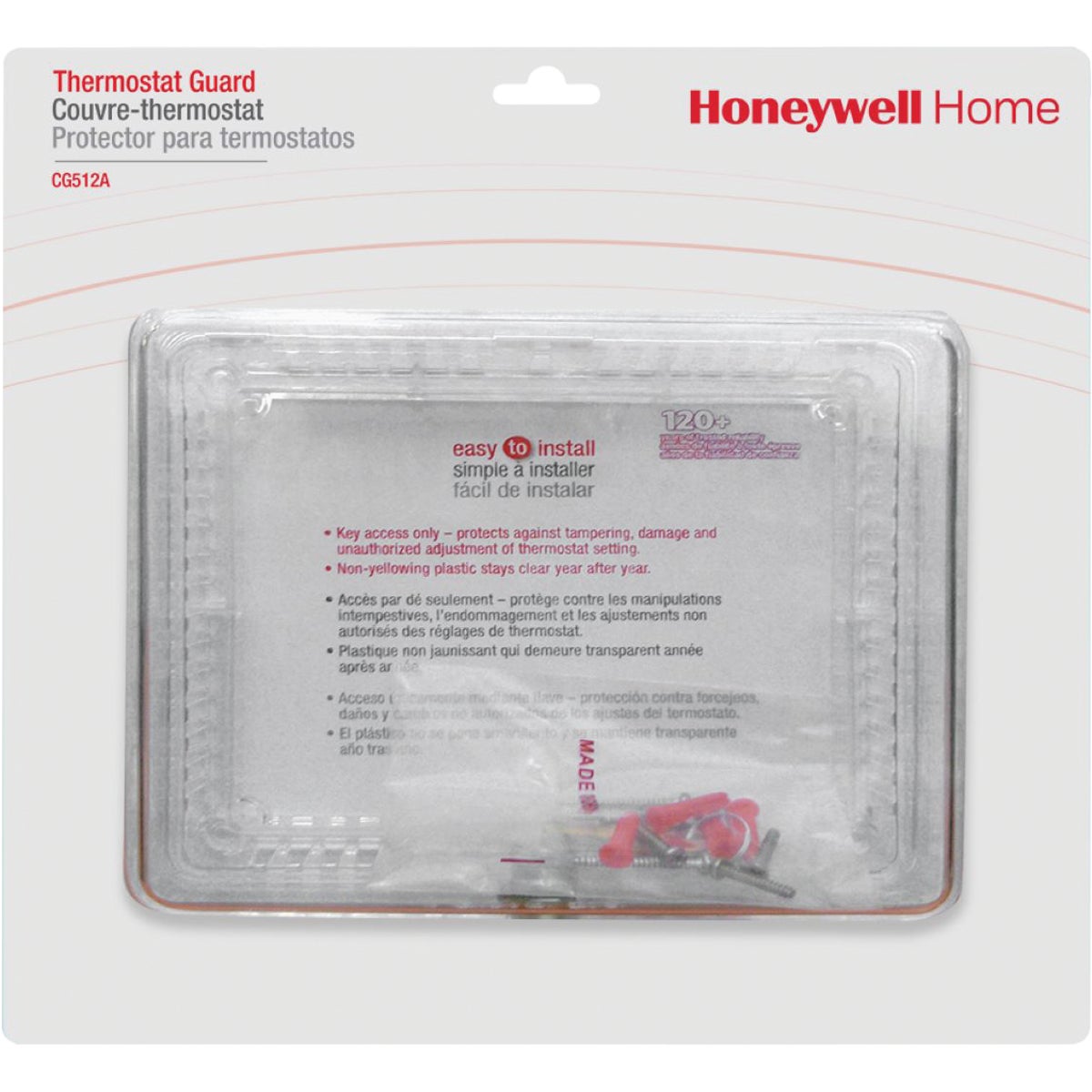 Honeywell Home Clear 9-3/4 In. 7-1/4 In. Thermostat Guard