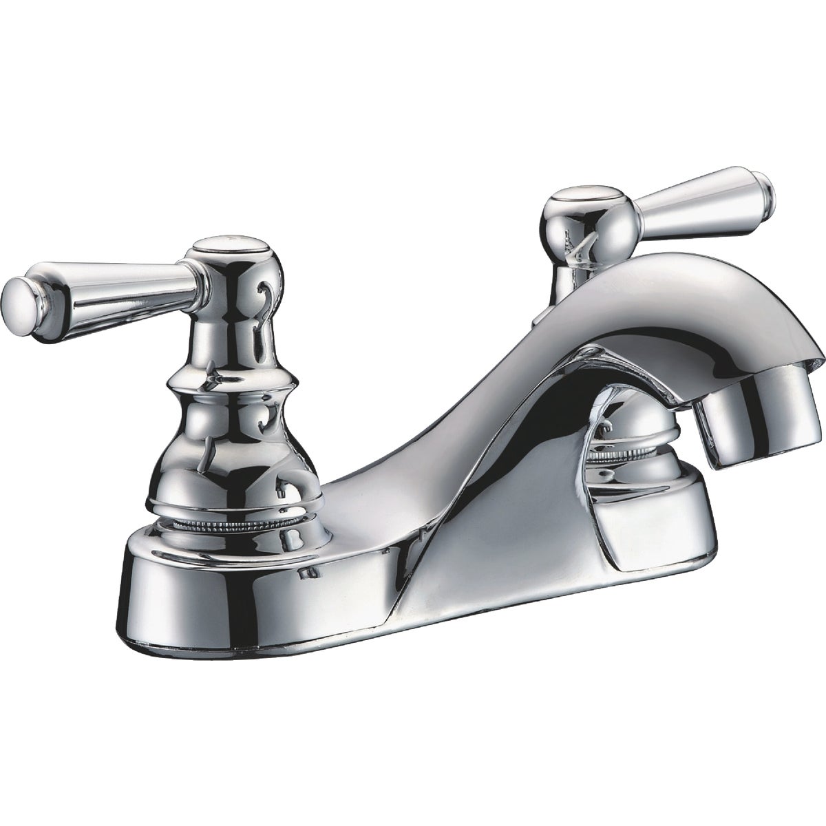 Compass Manufacturing 3252C Brookfield Chrome 2-Handle Deluxe Bathroom Faucet With Popup