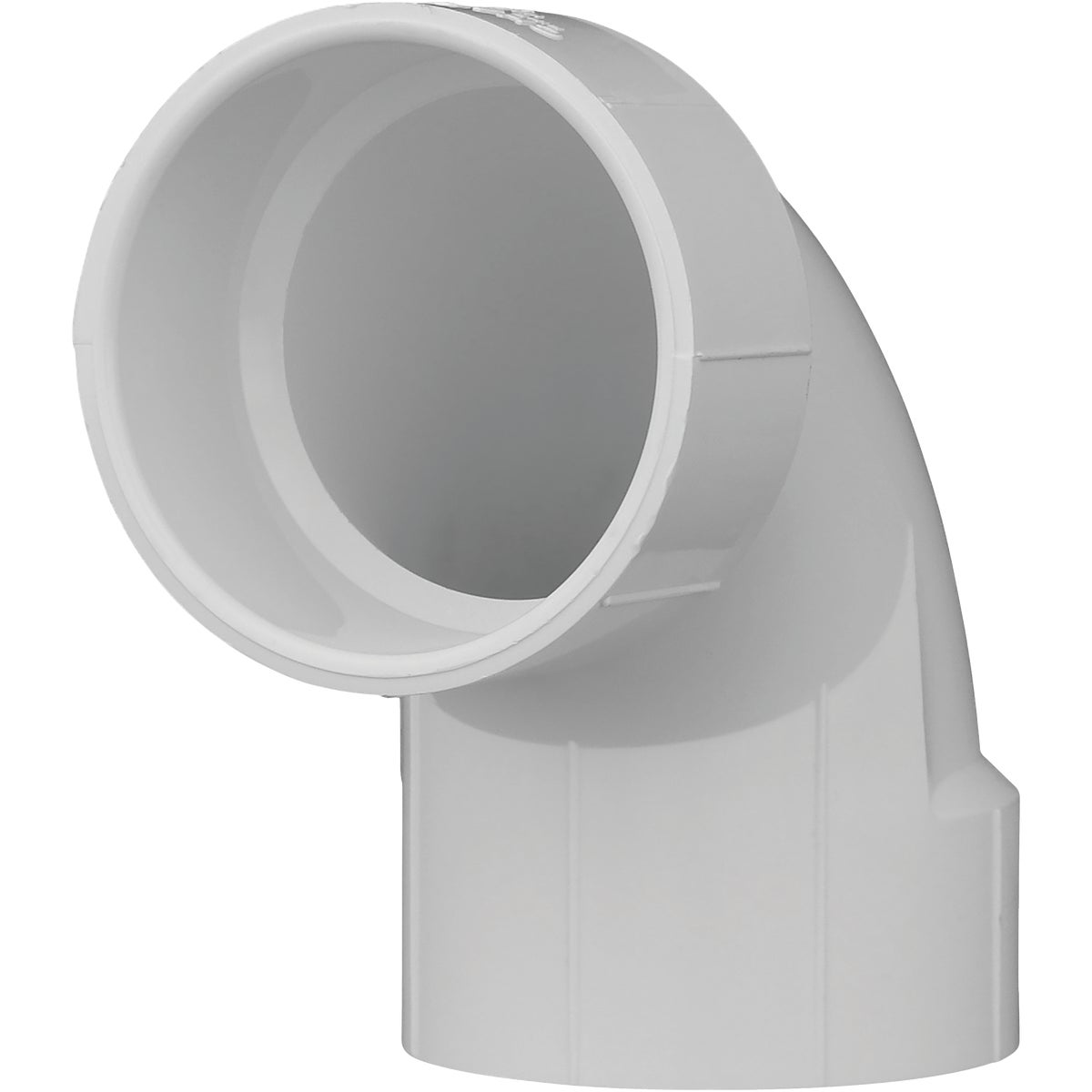 Charlotte Pipe 3 In. Schedule 40 90 Deg. Sanitary DWV PVC Elbow (1/4 Bend)