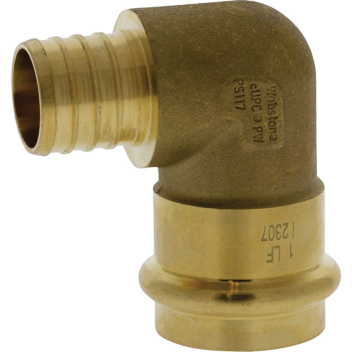 Nibco 1 In. Press x F1807 LF BR PEX 90 Transition Elbow