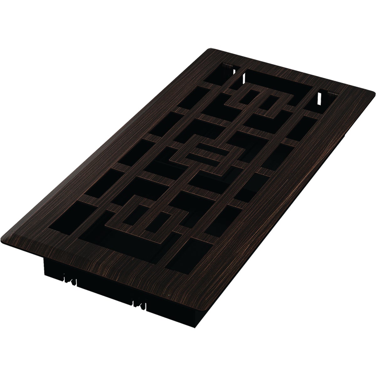 Imperial Tokyo 4 In. x 10 In. Oil-Rubbed Bronze Steel Floor Register