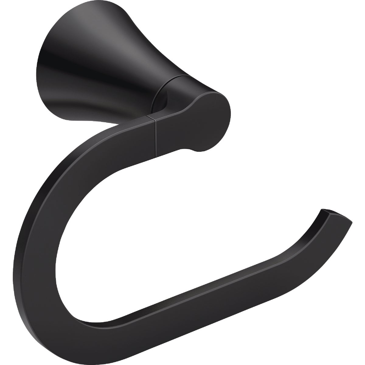 Moen Mikah Matte Black Towel Ring