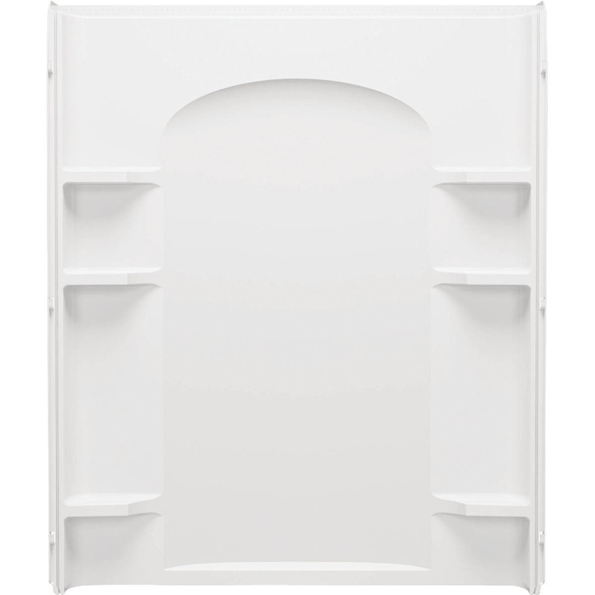 Sterling Ensemble 60 In. W. x 72-1/2 In. H. White Vikrell Shower Back Wall