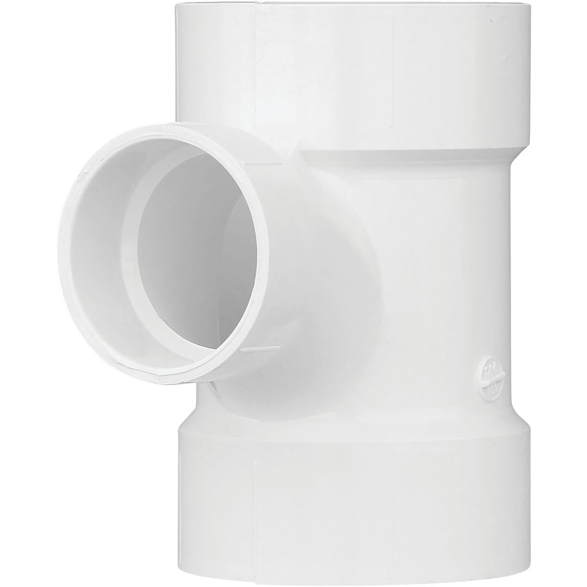 Charlotte Pipe 3 In. x 2 In. Reducing Sanitary PVC Tee