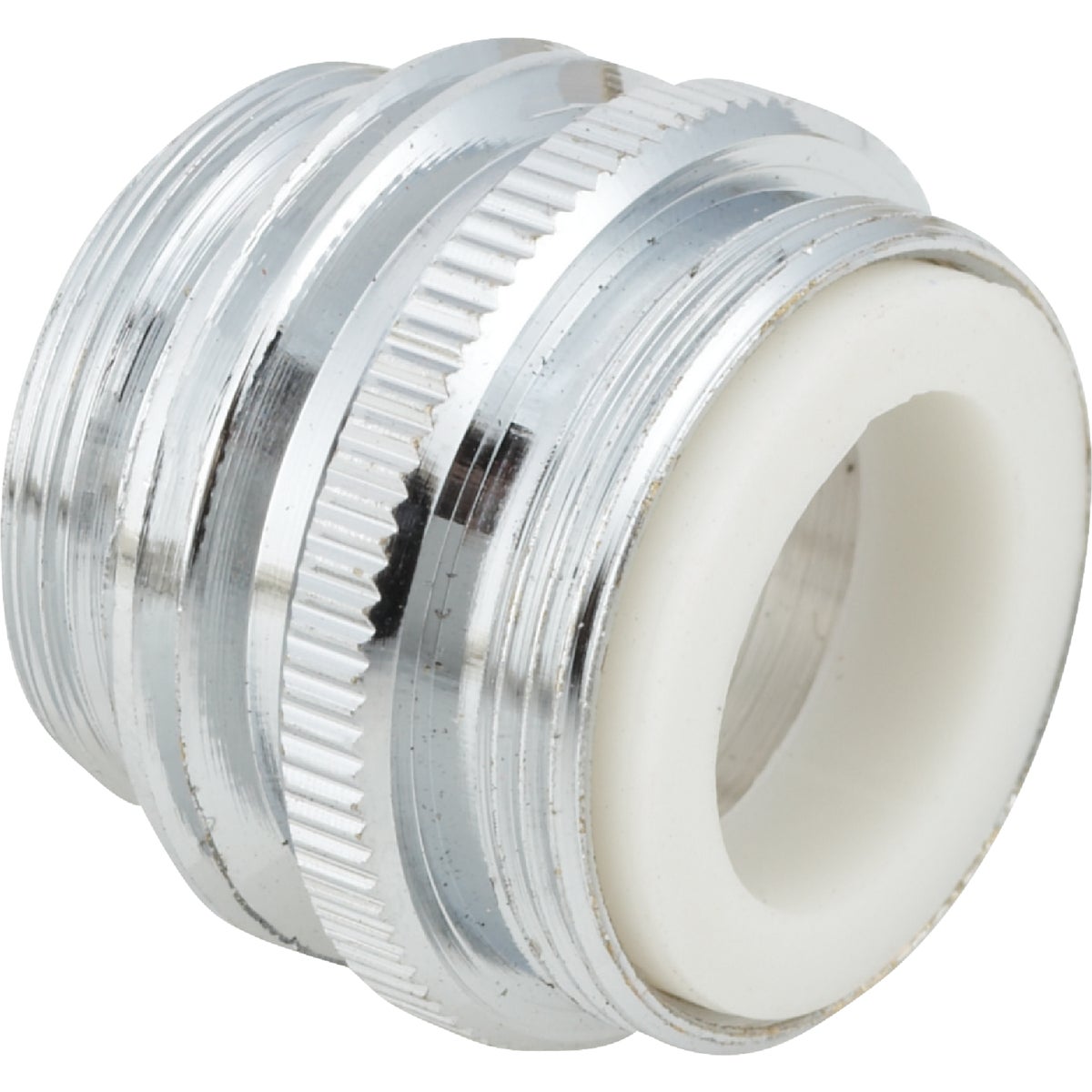 Do it 15/16" Outside or 55/64" Inside to 3/4" Dual Thread Faucet Adapter, Low Lead