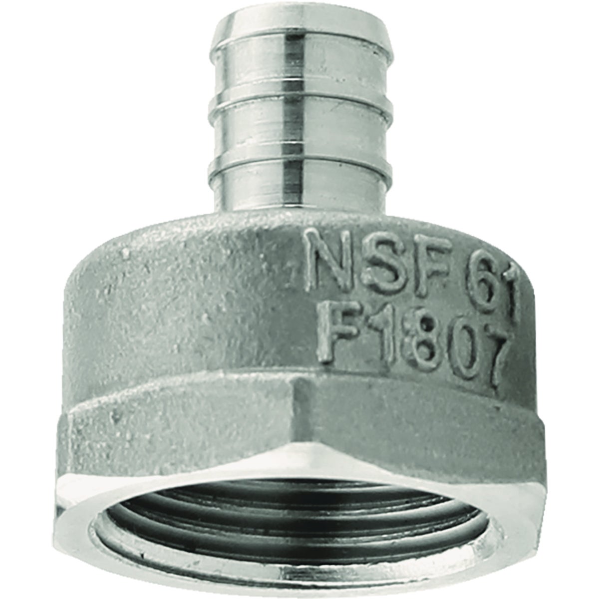 Plumbeez 1/2 In. x 3/4 In. FPT Stainless Steel PEX Adapter