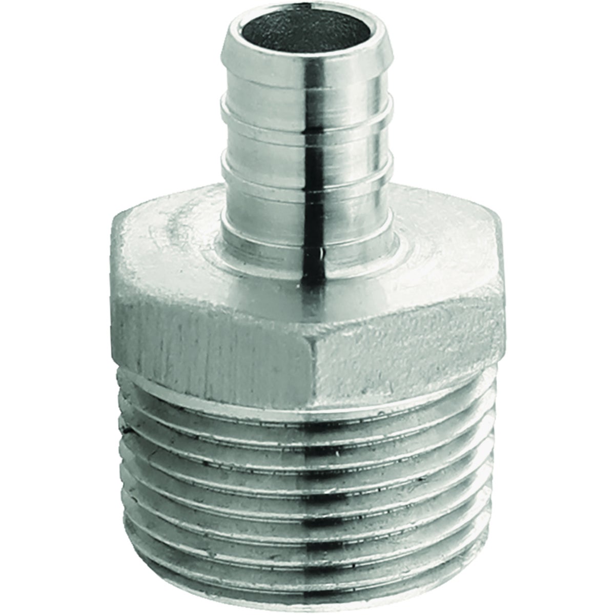 Plumbeez 1/2 In. x 3/4 In. MPT Stainless Steel PEX Adapter