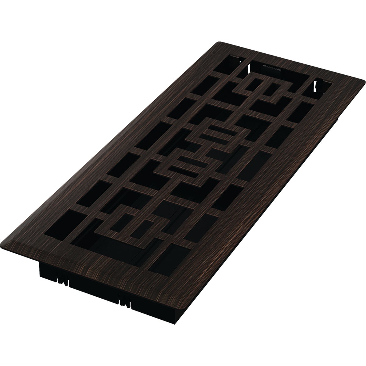 Imperial Tokyo 4 In. x 12 In. Oil-Rubbed Bronze Steel Floor Register