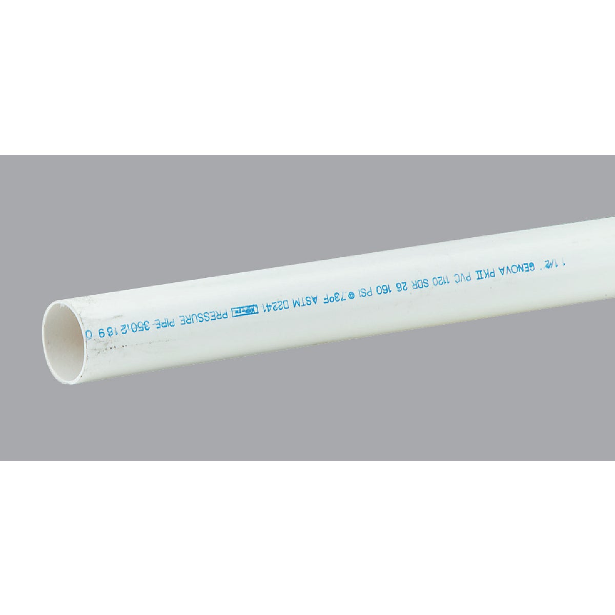 Charlotte 1-1/2 In. x 10 Ft. Cold Water PVC Pressure Pipe, SDR 26