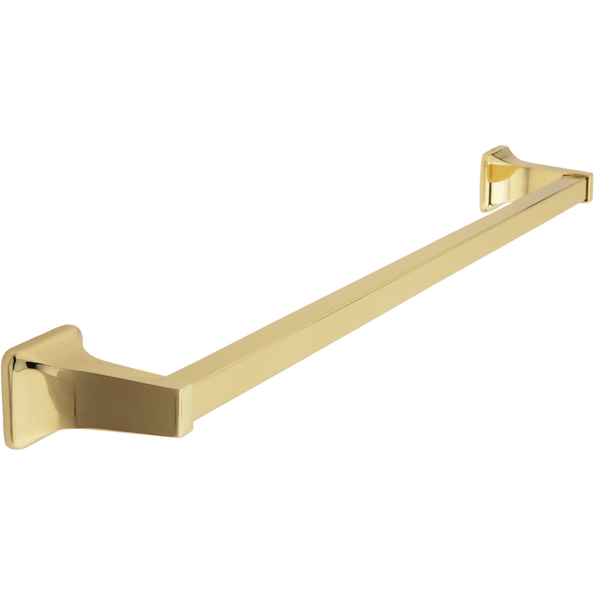 Home Impressions Vista 24 In. Polished Brass Towel Bar