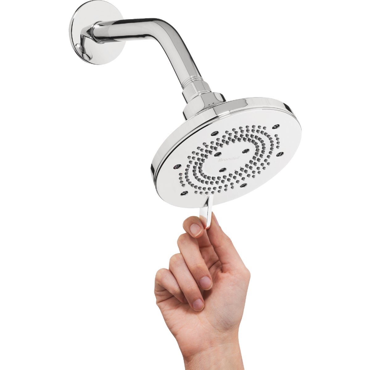 Brondell Nebia Yuba 5-Setting Fixed Showerhead, Chrome
